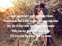 Romantic love messages