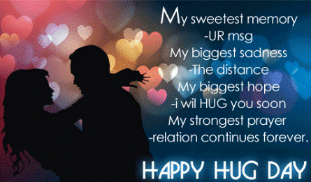 Happy Hug day images with wishes 