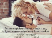 Good morning love
