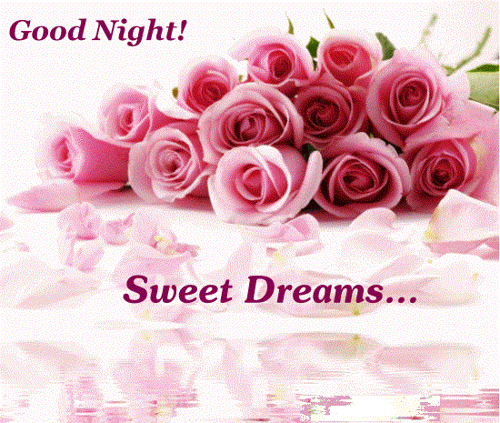 Good night flowers image