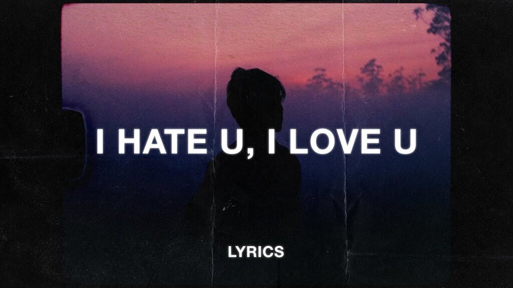 I hate you I love you lyrics
